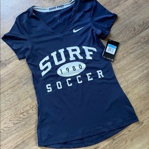 NWT Nike Pro Surf Soccer t-shirt